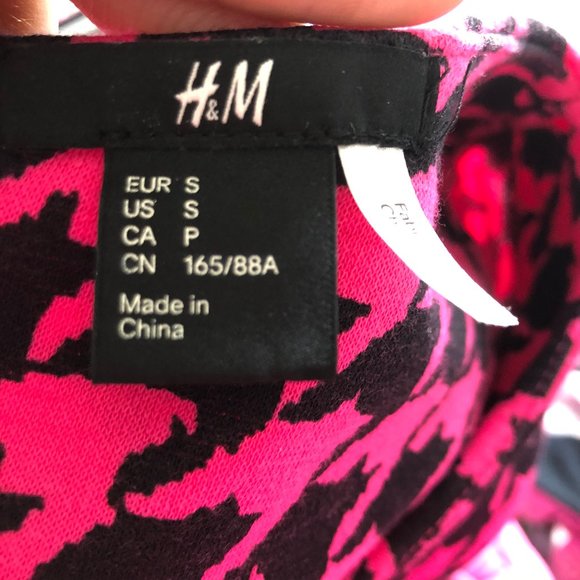 PINK AND BLACK HOUNDSTOOTH SHIFT DRESS - Picture 4 of 4